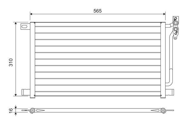 Condenser, air conditioning (817405)