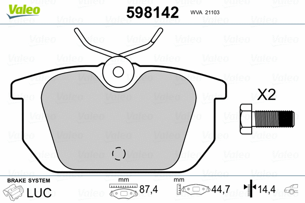 Brake Pad Set, disc brake