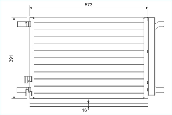 Condenser, air conditioning (822635)