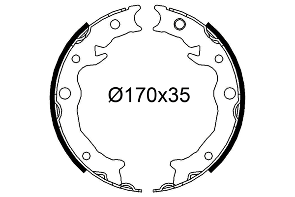 Brake Shoe Set (564278)