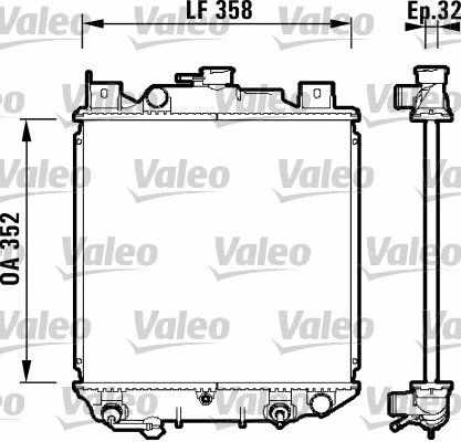Radiator, engine cooling (734203)