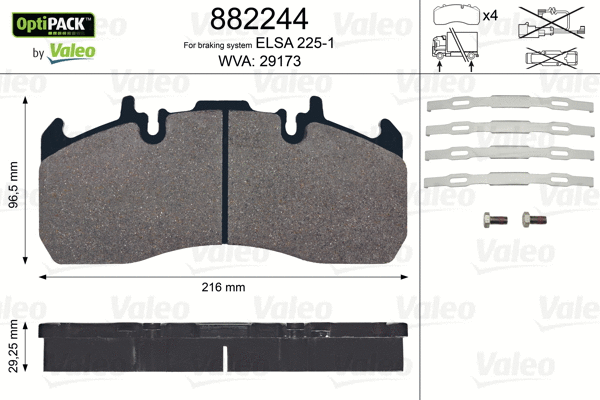 Brake Pad Set, disc brake