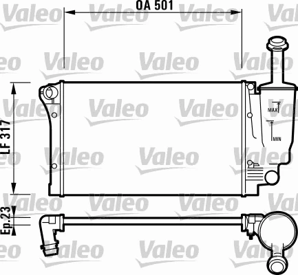 Radiator, engine cooling (732924)