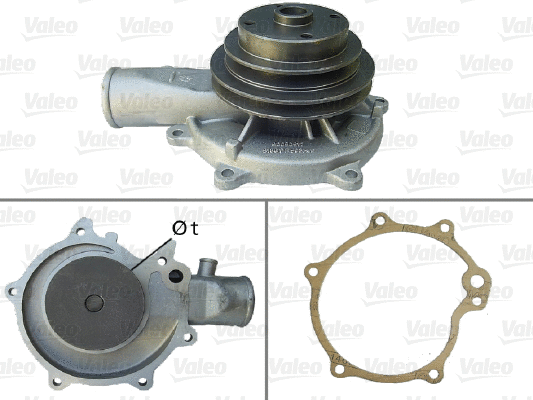Water Pump, engine cooling (506346)