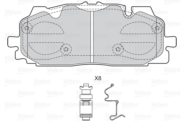 Brake Pad Set, disc brake (601595)