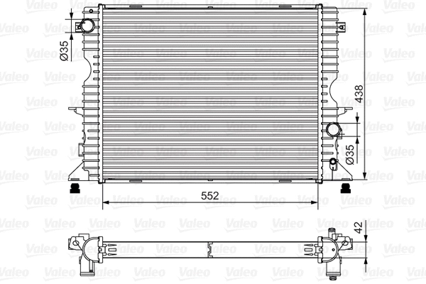 Radiator, engine cooling (701545)
