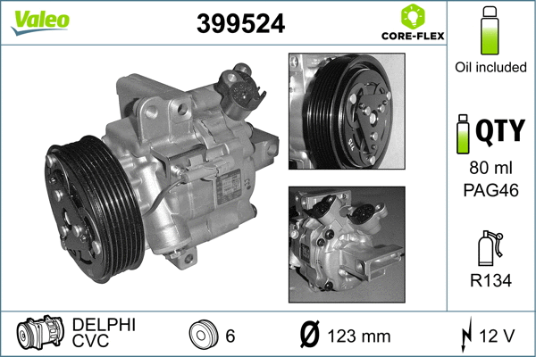 Compressor, air conditioning (399524)