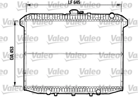 Radiator, engine cooling (732585)
