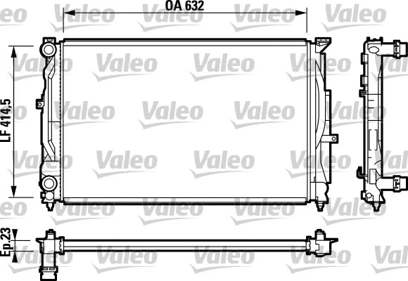 Radiator, engine cooling (732811)