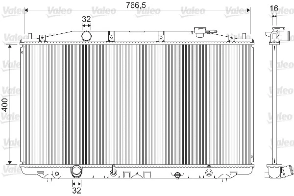 Radiator, engine cooling (733209)