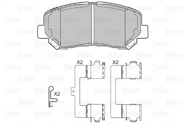 Brake Pad Set, disc brake (601330)