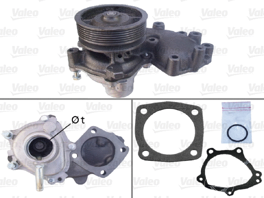 Water Pump, engine cooling (506563)