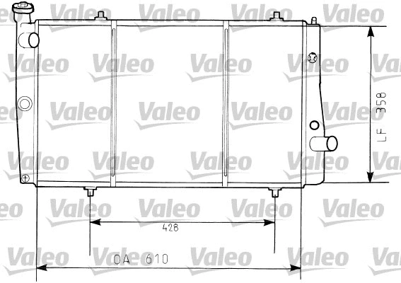 Radiator, engine cooling (730634)
