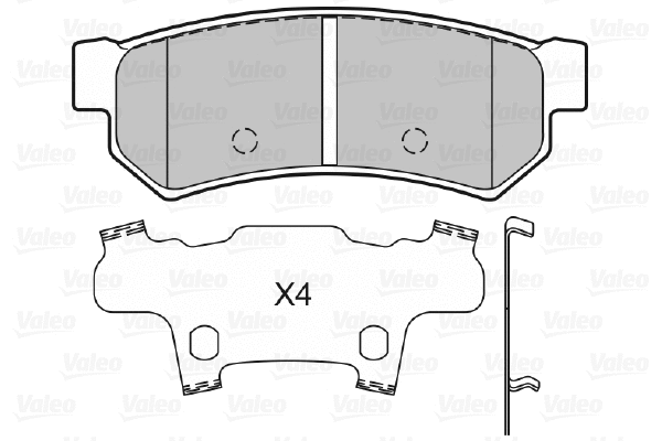 Brake Pad Set, disc brake (601343)