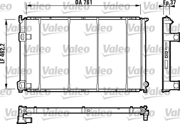 Radiator, engine cooling (732049)