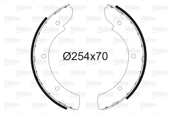 Brake Shoe Set, parking brake (562736)