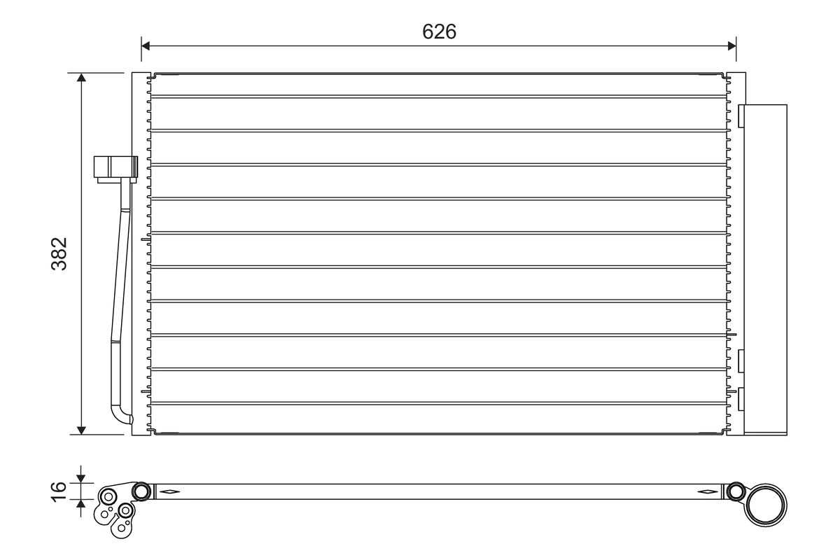 Condenser, air conditioning (817851)