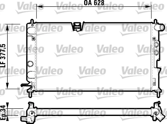 Radiator, engine cooling (732347)