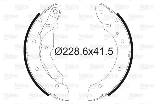Brake Shoe Set (562551)