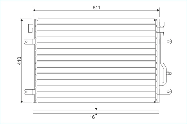 Condenser, air conditioning (817741)