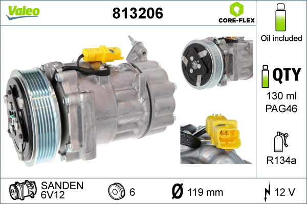 Compressor, air conditioning