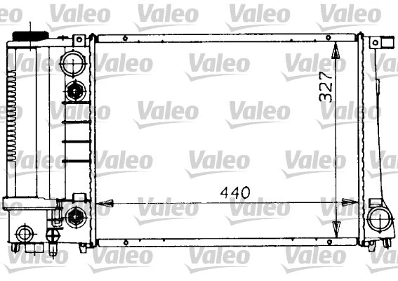 Radiator, engine cooling (819411)