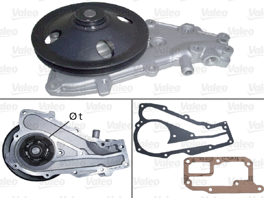 Water Pump, engine cooling (506347)