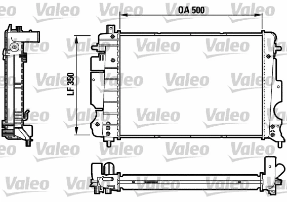 Radiator, engine cooling (732121)