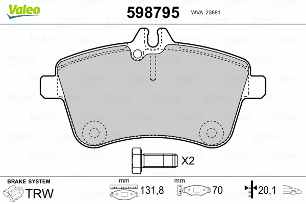Brake Pad Set, disc brake
