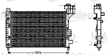 Radiator, engine cooling (734532)
