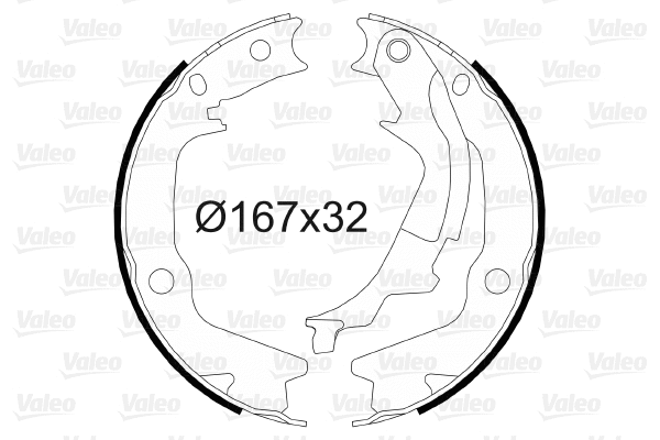 Brake Shoe Set (564156)