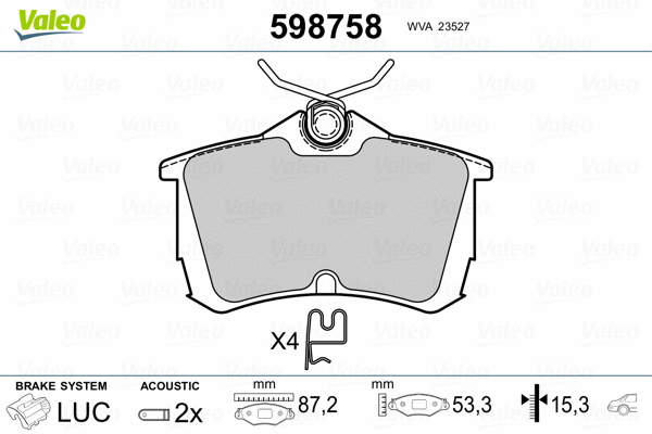 Brake Pad Set, disc brake