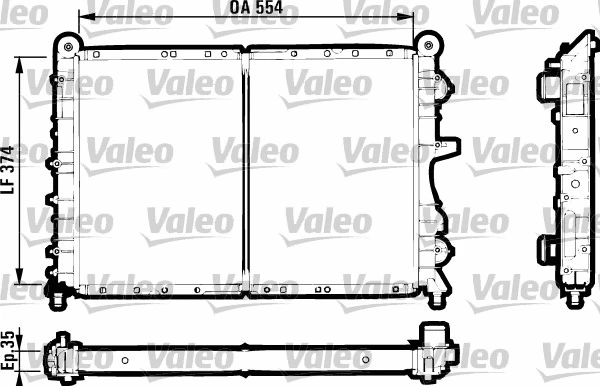 Radiator, engine cooling (731589)