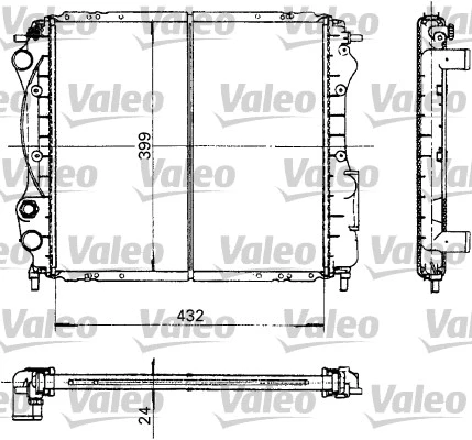 Radiator, engine cooling (730181)