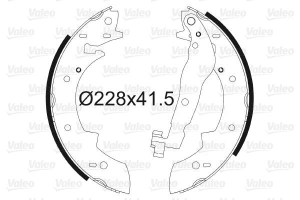 Brake Shoe Set (562105)