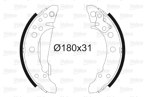 Brake Shoe Set (562020)