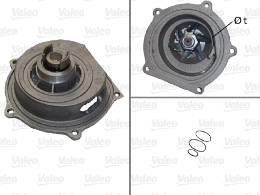 Water Pump, engine cooling (506320)