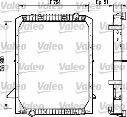 Radiator, engine cooling (730965)
