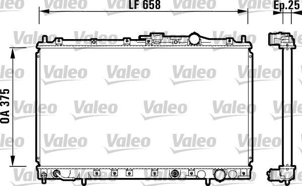 Radiator, engine cooling (734139)