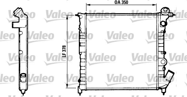 Radiator, engine cooling (816654)
