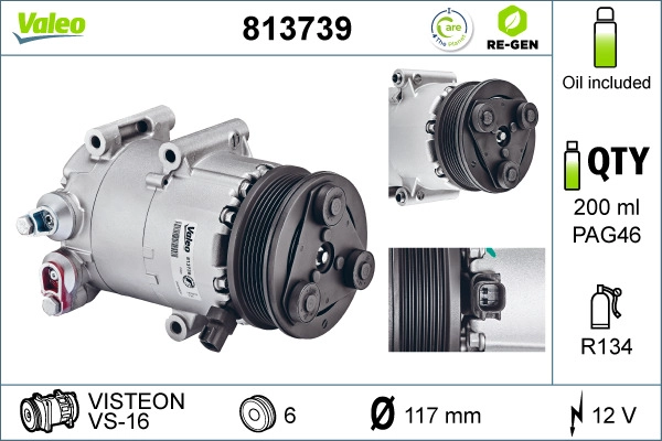 Compressor, air conditioning (813739)