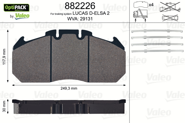 Brake Pad Set, disc brake