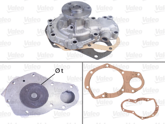 Water Pump, engine cooling (506314)