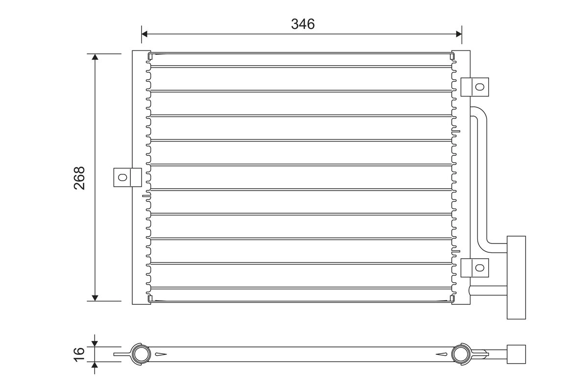 Condenser, air conditioning (822701)