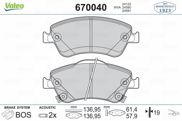 Brake Pad Set, disc brake