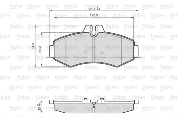 Brake Pad Set, disc brake (872022)