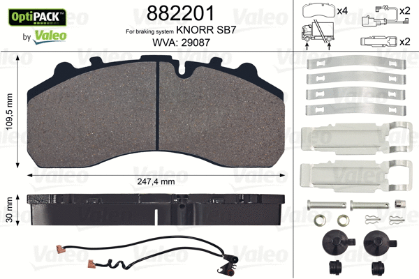 Brake Pad Set, disc brake