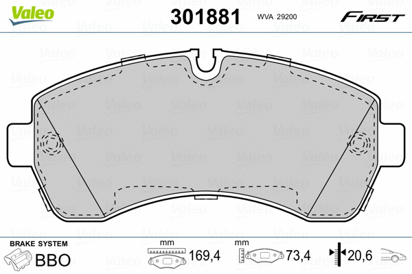 Brake Pad Set, disc brake