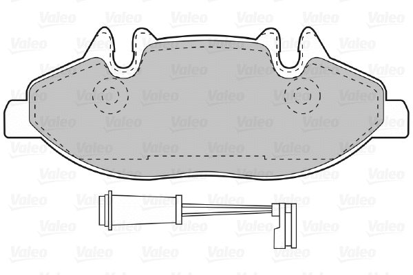 Brake Pad Set, disc brake (598764)