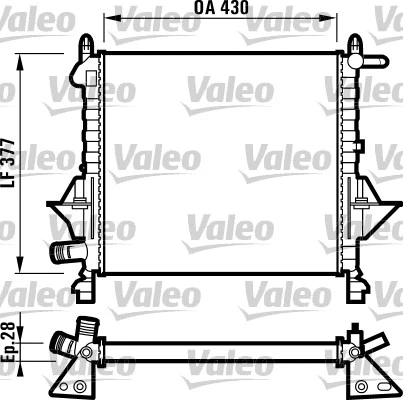 Radiator, engine cooling (732051)